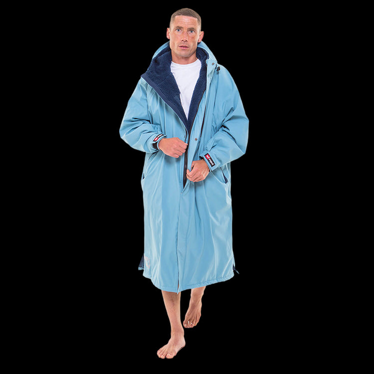 Men's Long Sleeve Pro Change Robe EVO - Sea Mist