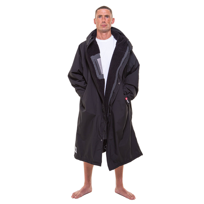 Men's Long Sleeve Pro Change Robe EVO - Stealth Black